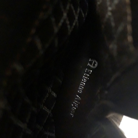 Etienne Aigner Brown Suede Ankle Boots Size 8M - Picture 11 of 11